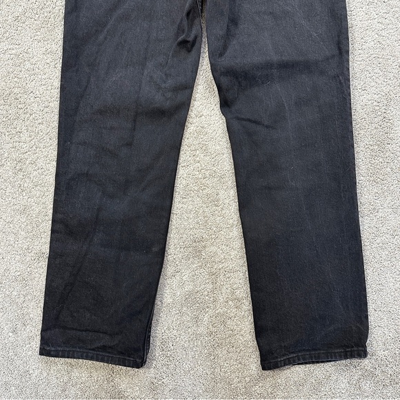 Abercrombie & Fitch Women’s The 90s Straight Ultra High Rise Jean in Black 29/8R - Picture 8 of 14